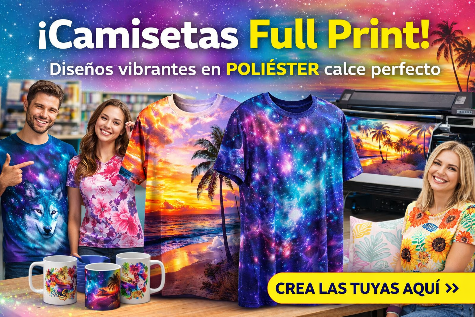 Full print textil 
